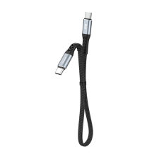 DUDAO L10C USB-C apa - USB-C apa Töltőkábel - Fekete (0.23m) kábel és adapter