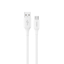 DUDAO L2SM USB-A - microUSB kábel 6A 1.2 m - fehér kábel és adapter