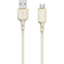 DUDAO L7SM USB-A-MicroUSB Kábel 5A 1 m-Bézs (DDA327) kábel és adapter