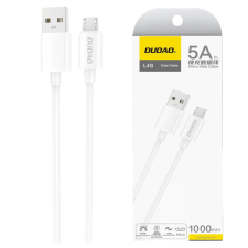 Dudao Usb-A - Micro Usb Kábel 2A 1M Fehér Töltő Adatkábel kábel és adapter