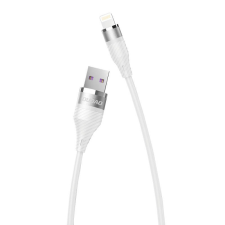 DUDAO USB Cable for Lightning Dudao L10Pro, 5A, 1.23m (white) kábel és adapter