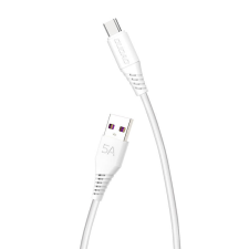 DUDAO USB to USB-C Cable Dudao L2T 5A, 2m (White) kábel és adapter