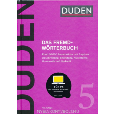 DUDEN 5 FREMDWÖRTERBUCH 2020 nyelvkönyv, szótár