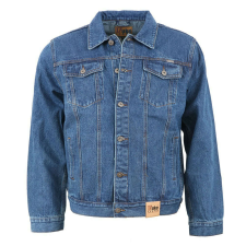 DUKE férfi TRUCKER nyugati stílusú farmerdzseki plusz méretben, M Jeans férfi kabát, dzseki