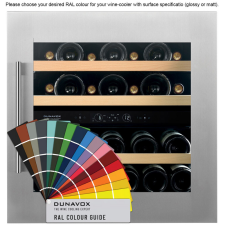 Dunavox DVS-25.65DC Spirit beépíthető borhűtő RAL 25 palack borhűtőgép