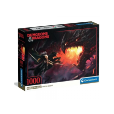 Dungeons & Dragons Sárkányharc 1000 db-os puzzle poszterrel - Clementoni puzzle, kirakós