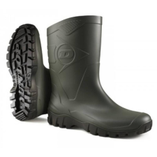 Dunlop Csizma Dunlop dee rövid szárú sav/lúgálló PVC sötét olajbogyó/fekete 39 munkavédelmi cipő
