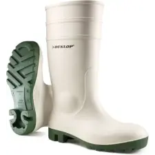 Dunlop Csizma Hygrade safety sb orrmerevítős fehér/oliva 45 munkavédelmi cipő