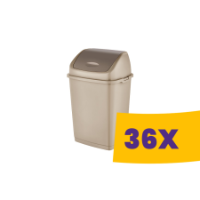 Dünya Billenőfedeles műanyag szemetes Homok 5L (Karton - 36 db) szemetes