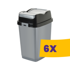 Dünya Easy billenős szemetes Antracit 50L (Karton - 6 db) szemetes