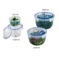  Dünya Plastic Ételtartó 3400 ml mûanyag DÜ342 konyhai eszköz