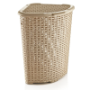 Dunya Plastik Szennyestartó sarok rattan 52L–többféle színben Barna