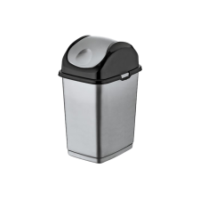 Dünya Slim billenőfedeles szemetes Antracit 18L szemetes