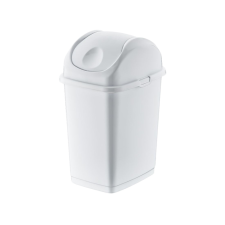Dünya Slim billenőfedeles szemetes Fehér 50L szemetes