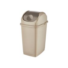 Dünya Slim billenőfedeles szemetes Homok 35L szemetes