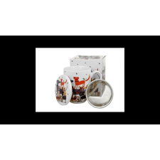 Duo Gift D.G.53920 Porcelánbögre tetővel, fémszűrővel, 360ml, dobozban, Dog walk bögrék, csészék