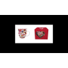 Duo Gift D.G.62069 Porcelánbögre 650ml, dobozban, Colorful Hearts 1