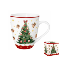 Duo Gift Karácsonyi porcelán bögre 1000ml - Christmas Tree karácsonyi dekoráció