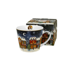 Duo Gift Porcelánbögre 610ml, dobozban, Christmas City konyhai eszköz