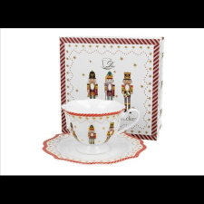 Duo Gift Porceláncsésze+alj, 190ml, dobozban Christmas Nutcracker bögrék, csészék
