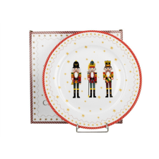 Duo Gift Porcelántányér 27cm, dobozban, Christmas Nutckracker konyhai eszköz