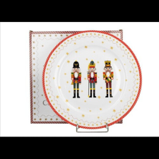 Duo Gift Porcelántányér 27cm, dobozban, Christmas Nutcracker tányér és evőeszköz