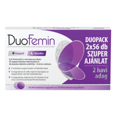  Duofemin étrendkiegészítő tabletta 56+56 112 db gyógyhatású készítmény