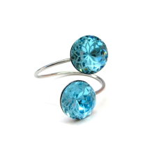  DUPLA MANDALA gyűrű (aquamarine) gyűrű