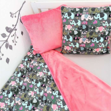 Dupla takaró elefántok 145x200 babaágynemű, babapléd