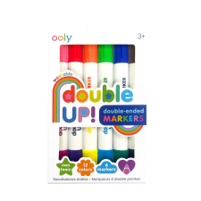 Duplázd meg a mosható tollakat! - 6 tollból álló készlet, 12 szín filctoll, marker