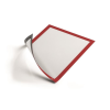 DURABLE Bemutató keret, A4, mágneses, DURABLE "DURAFRAME® MAGNETIC", piros