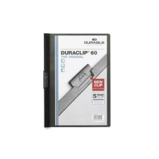 DURABLE Clip-mappa Durable Duraclip A/4 60 lapig fekete mappa
