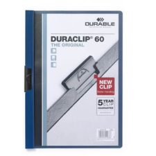 DURABLE Clip-mappa Durable Duraclip A/4 60 lapig kék mappa