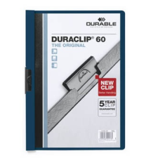 DURABLE Clip-mappa Durable Duraclip A/4 60 lapig sötétkék mappa