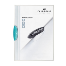 DURABLE Clip-mappa Durable Swingclip A/4 30 lapig világoskék mappa