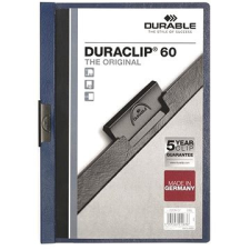 DURABLE Duraclip A4, 60 lap, kék mappa