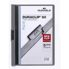 DURABLE duraclip a4 60lapos fekete clip-mappa mappa