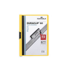 DURABLE Duraclip A4 60lapos sárga clip-mappa mappa