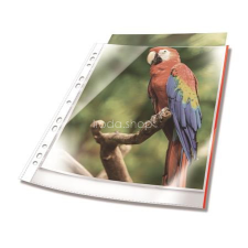 DURABLE Genotherm, lefűzhető, PP, A4, 80 mikron, DURABLE "Prémium", piros lefűző