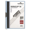 DURABLE Gyorsfűző, klipes, A4, DURABLE "DURACLIP® 30", kék