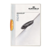 DURABLE Gyorsfűző, klipes, A4, DURABLE "Swingclip® 30", narancs