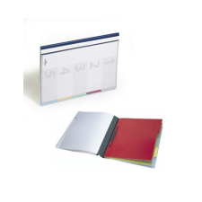 DURABLE Gyorsfűző PVC Durable Divisoflex A/4 regiszteres kék gyűrűskönyv
