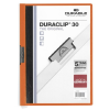 DURABLE Hunke und Jochheim GmbH & Co. KG Durable Duraclip clip-mappa, 30 lapig, narancs