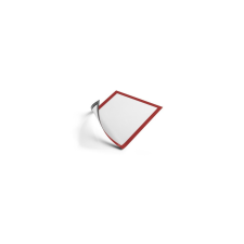 DURABLE Infokeret A4, 5 db/csomag, Durable Duraframe® Magnetic piros információs tábla, állvány