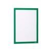 DURABLE Infokeret, A4, öntapadó háttal, DURABLE "DURAFRAME®", zöld