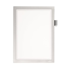 DURABLE Infokeret, A4, öntapadó, jegyzetelhető, DURABLE DURAFRAME® "NOTE", ezüst információs tábla, állvány