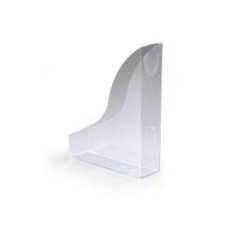 DURABLE Iratpapucs, műanyag, 73 mm, DURABLE, "Basic", áttetsző lefűző