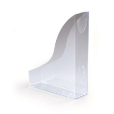 DURABLE Iratpapucs, műanyag, 73 mm, DURABLE, Basic, áttetsző (DB1701711400) lefűző