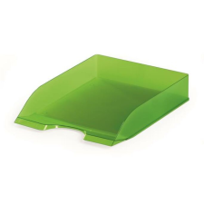 DURABLE Irattálca, műanyag, DURABLE, "Basic", áttetsző zöld irattálca