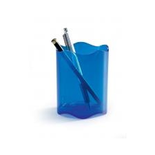 DURABLE Írószertartó, műanyag, DURABLE, \"Trend\", áttetsző kék írószertartó